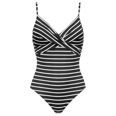 Lidea - Women's Line Up Swimsuit - Badeanzug Gr 44 - Cup: B grau/schwarz