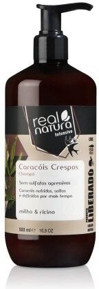 Real Natura Shampoo Caracóis Crespos Liberado 500ml