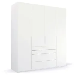 rauch Kleiderschrank »Purisma« mit Schubladen - 201x60x223cm - weiß -