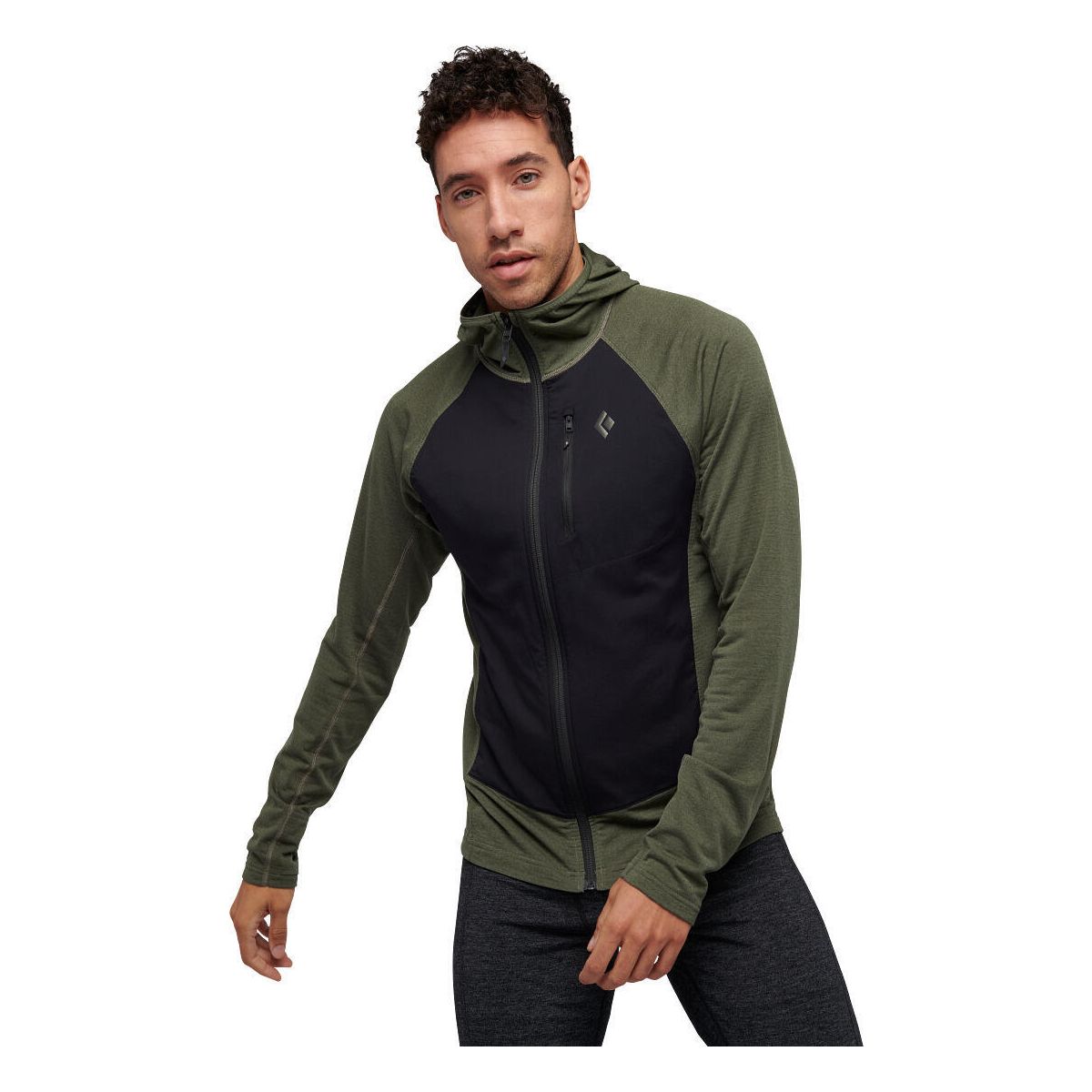 Black Diamond M Coefficient LT Hybrid Hoody tundra-black (9116) LRG AP7440519116LRG1