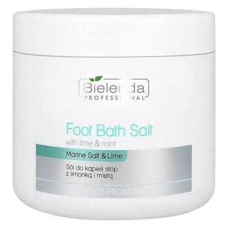 Bielenda Professional - Foot Bath Salt With Lime & Mint Foot Bath Salt With Lime And Mint 600G (Fussbad, 600 g) (5902169003654)