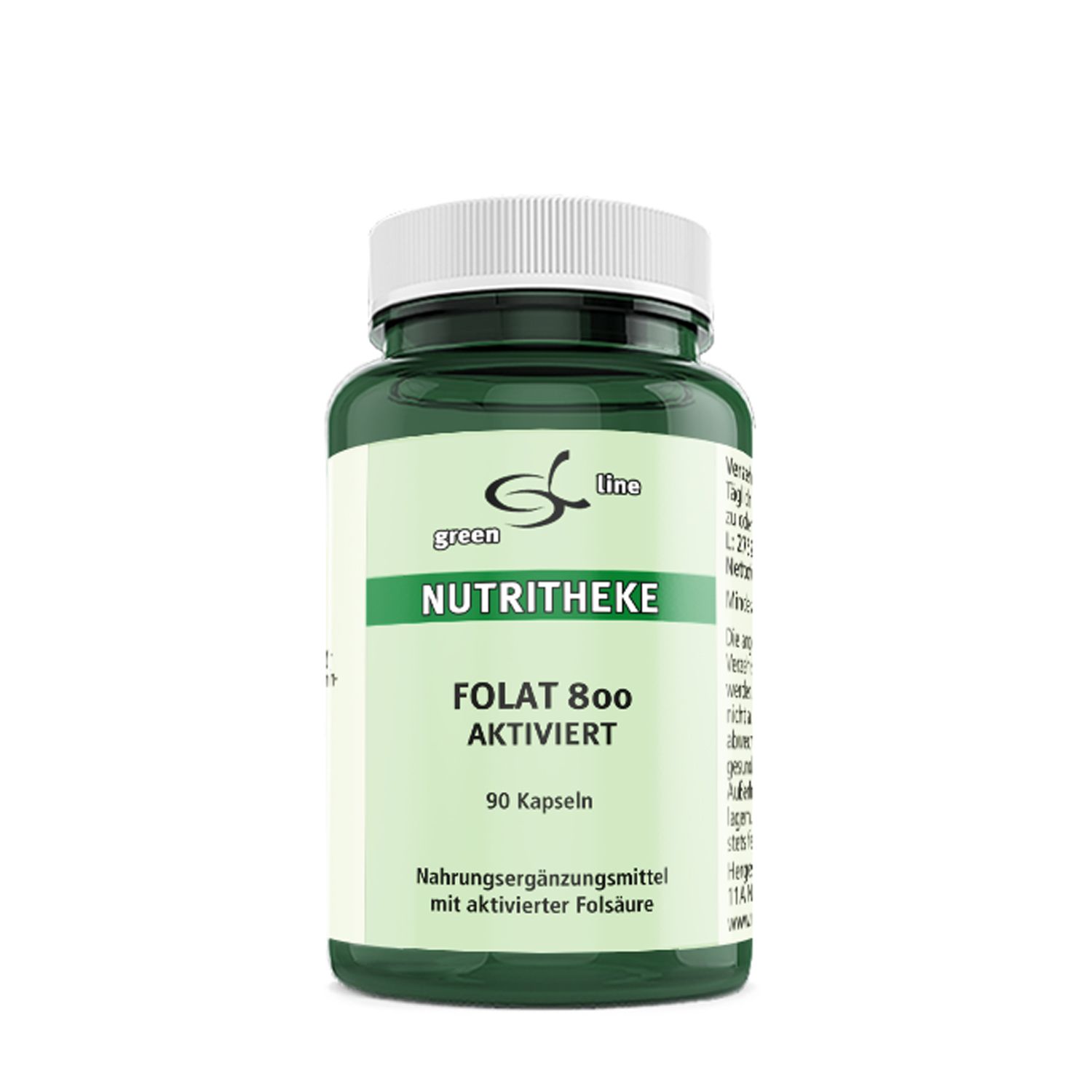 Folat 800 aktiviert Kapseln 90 St