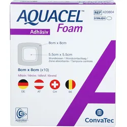 Aquacel 8x8 Foam Adhesive 10 ST