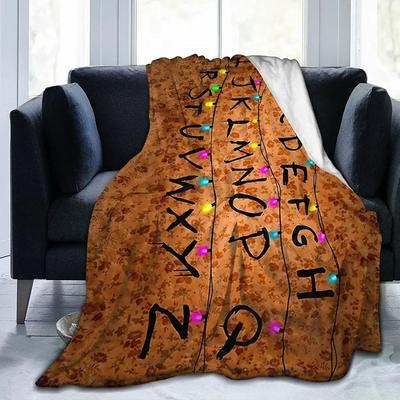 Uplift Picks Alphabet Lore Flannel Throw Blanket Soft Lightweight Cartoon Sofa Blanket 2 150x220 Cm (60x88 Inch)