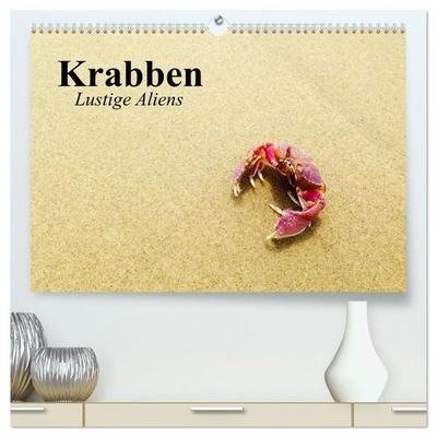 Krabben. Lustige Aliens (hochwertiger Premium Wandkalender 2027 DIN A2 quer), Kunstdruck in Hochglanz