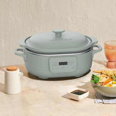 Magnifique Claypot Multi-Cooker,8-in-1 Slow Cooker with Removable Crock Pot