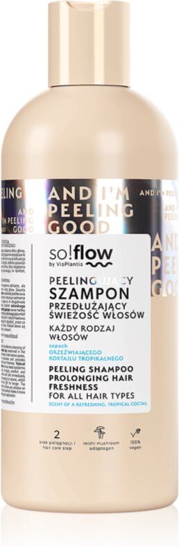 so!flow Peeling Shampoo Prolonging Hair Freshness shampoing exfoliant pour cuir chevelu gras 400 ml