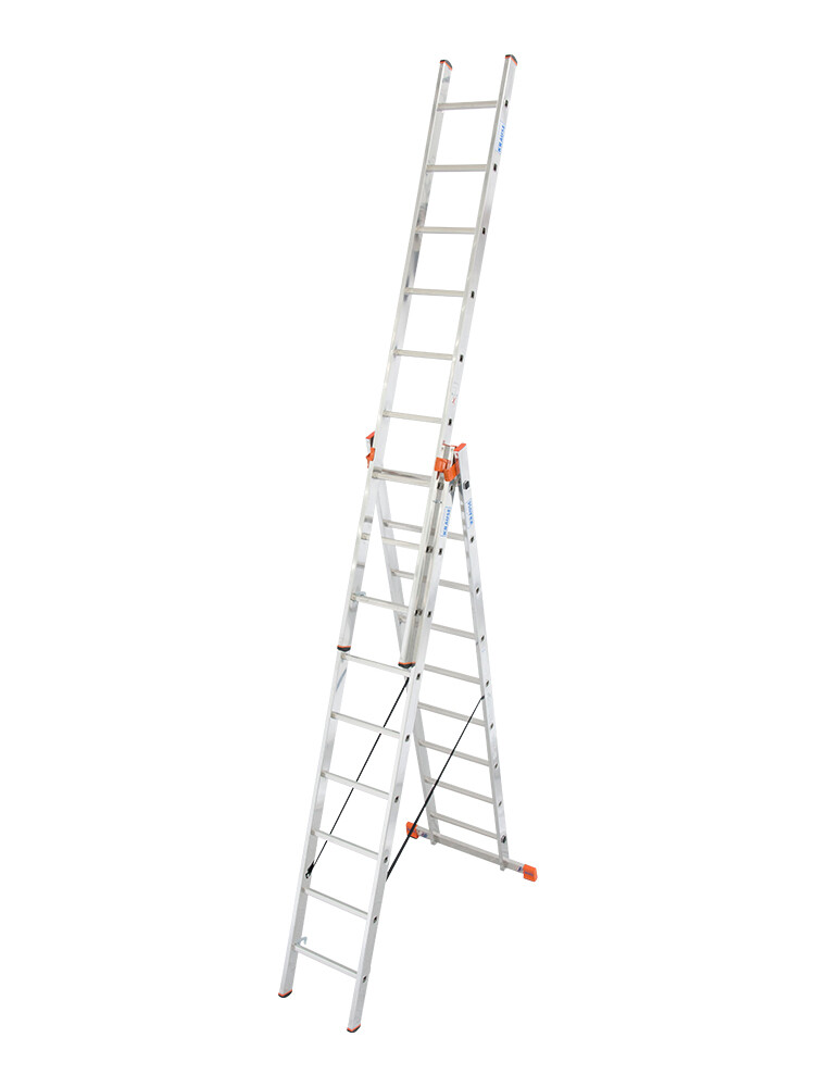 KRAUSE Tribilo 3x9 Sprossen - MONTO Vielzweckleiter | Neue Norm - Art-Nr: 129673