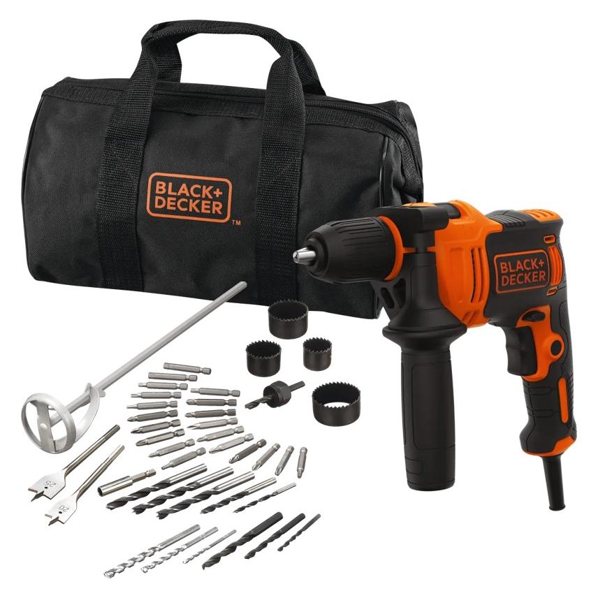 Black & Decker BLACK+DECKER BEH710SA40-QS (Schlagbohrmaschine) (BEH710SA40)