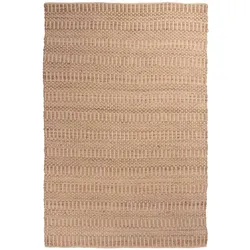 Teppich Ruanda aus Jute, handgefertigt skandinavisch, Natur, rechteckig 200x300 cm