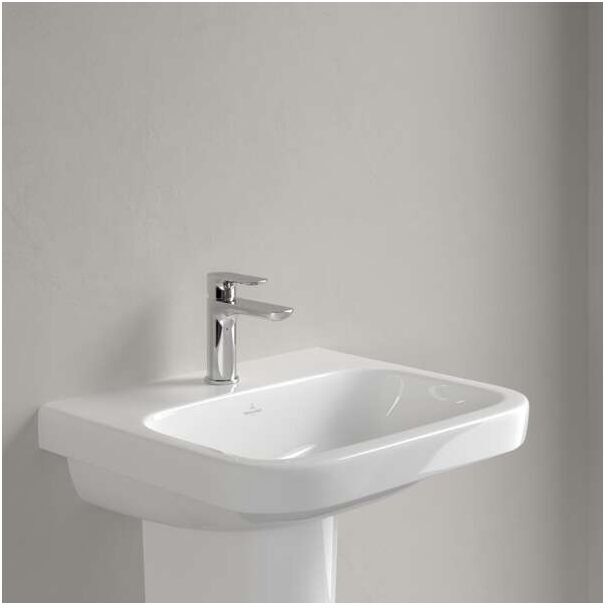 Villeroy und Boch Villeroy & Boch Architectura Waschtisch 418856R1  55x47cm, weiß, mittleres Hahnloch durchgestochen