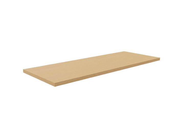 Top de finition pour armoire à rideaux Confort+ L.120 cm - Finition Hêtre
