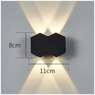 Useful Little Things Minimalist Waterproof Aluminum LED Outdoor Wall Light Sconce In 4W, 6W, And 8W Output Options 4w cool White(5500 7000k)
