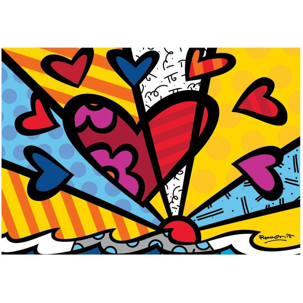 Bluebird Puzzel Romero Britto New Day 1000 stukjes kleurrijk