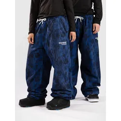 Souvenir Parachute Hose petrol blue blotch print Gr. M