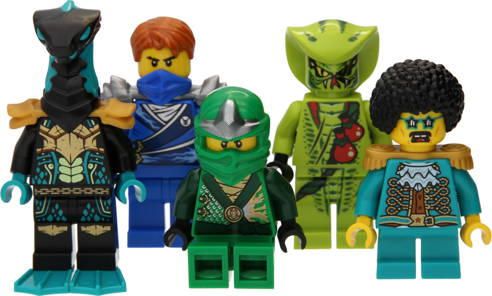 5 willekeurige LEGO Ninjago minifiguren
