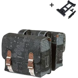 Basil Doppeltasche Basil Bohème MIK | charcoal, 35ltr, MIK
