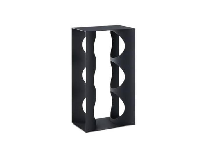 Weinregal, Weinregal aus Edelstahl 304, keine Montage erforderlich(Black)