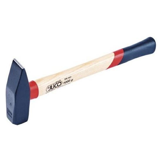 Jucon Schlosserhammer mit Holzstiel 1kg (M1063) (1080 g) (M1063)