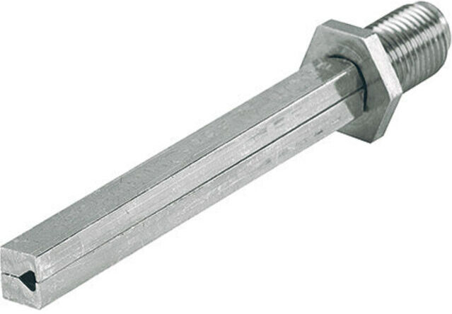 HOPPE Axe de changement de roulettes FDW, 8x140mm TS 97-118 acier galvanisé (820849)