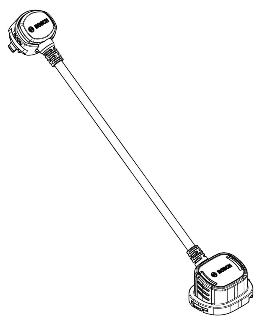 Bosch PowerMore kabel naar accuhouder, 50 mm