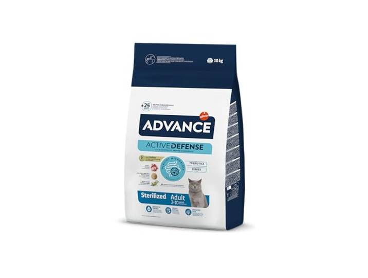 Advance Cat Adult Sterilized Kattenvoer voor volwassenen, gesteriliseerd met kalkoen, 10 kg