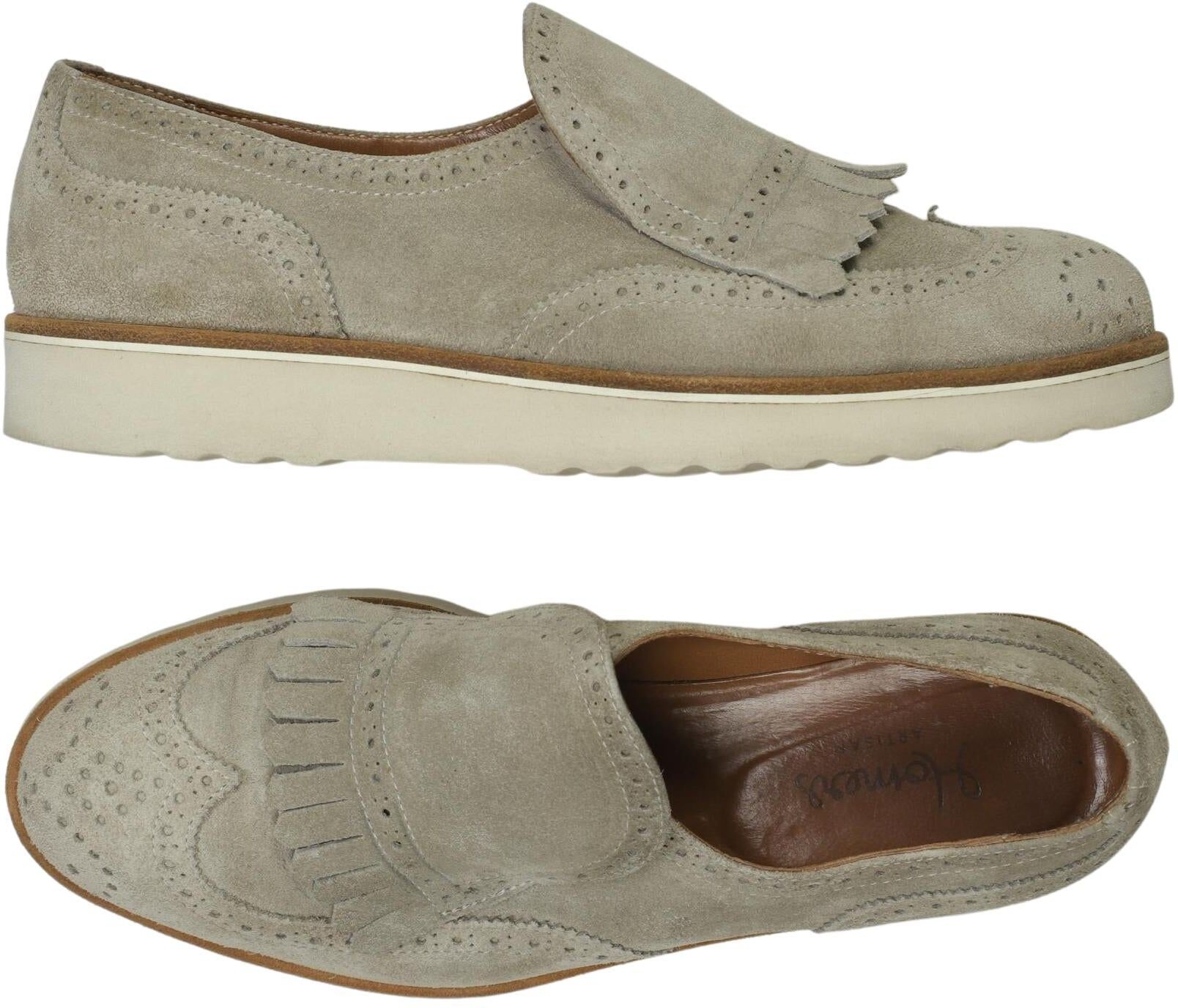 Homers Damen Halbschuh, Grau, Gr. EU 36, Leder - Second Hand