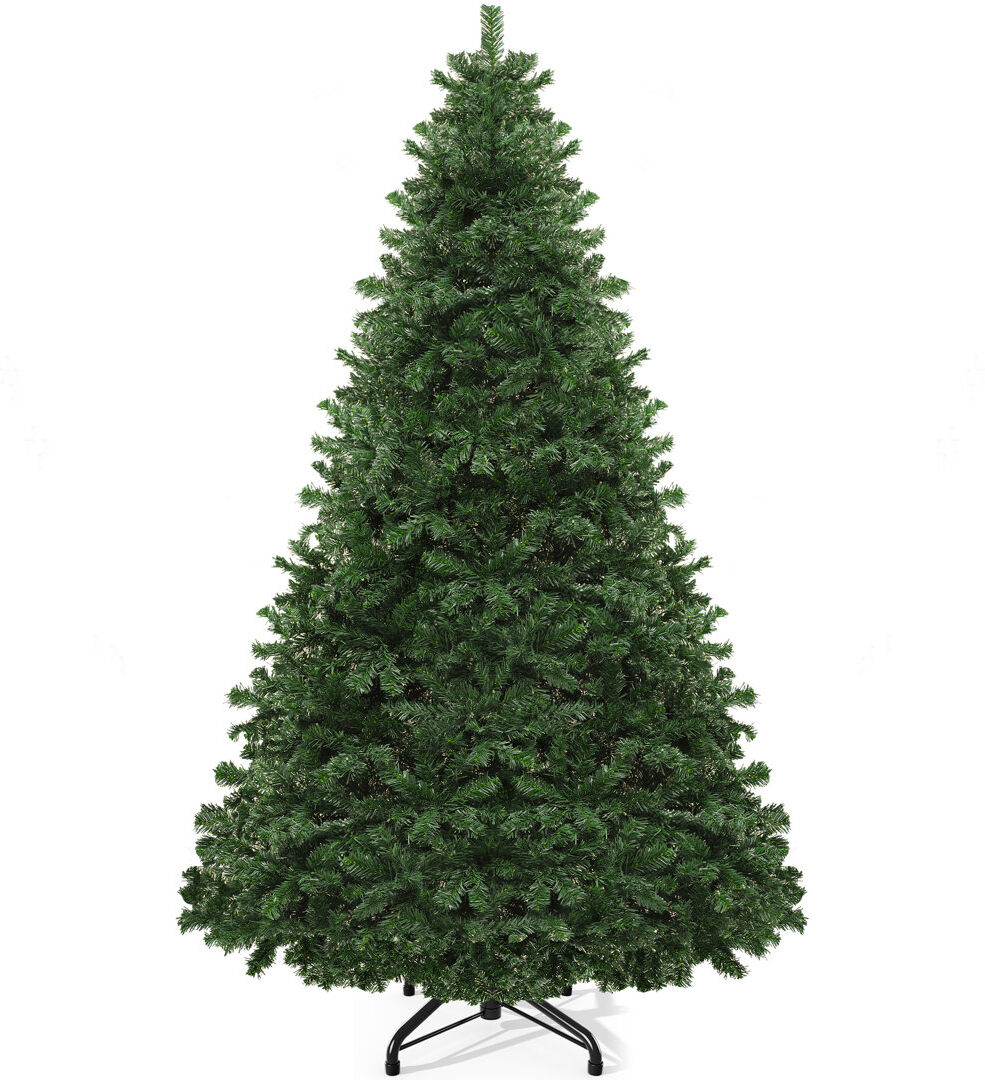Marlow Home Co. Green Artificial Pine Christmas Tree with Stand Green 7.5 ft