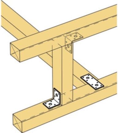 Flachverbinder FLV L.100mm B.40mm ; SIMPSON Strong-Tie (FLV40/100)