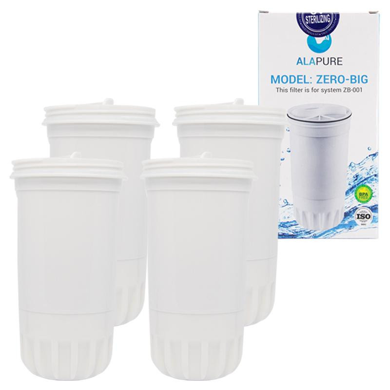 Alapure waterfilter set van 4, geschikt voor ZeroWater CWF1003
