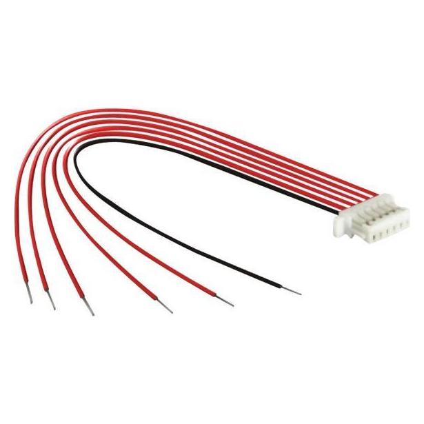 Delock Datenkabel 6-pin connector (1mm pitch) (W) bis ohne Stecker (10 cm) (96002)