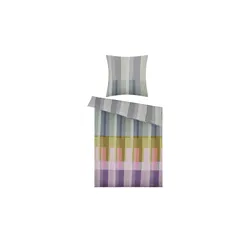 como Satin Bettwäsche  Purple Symphonie , mehrfarbig , Maße (cm): B: 135