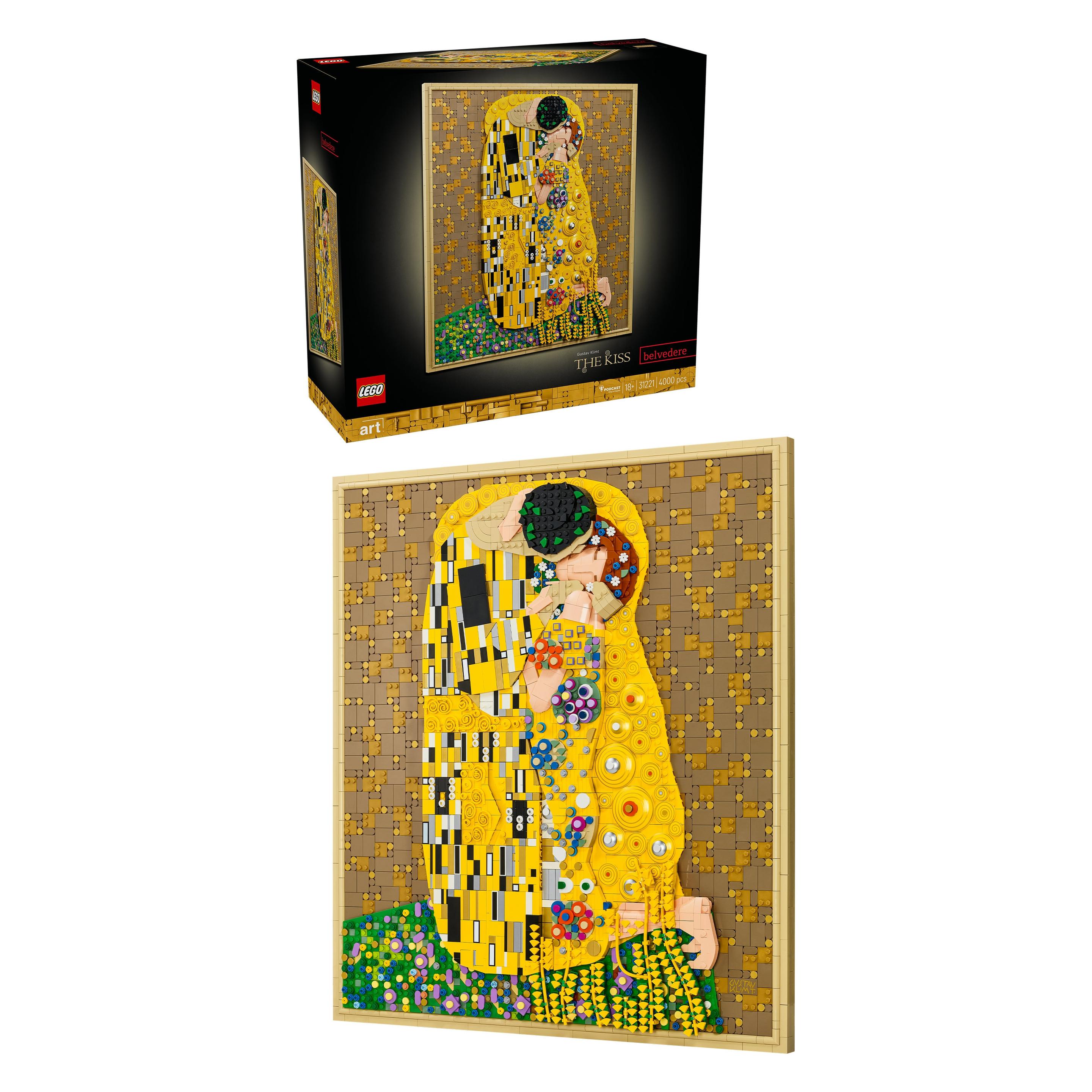 LEGO Kunst: Gustav Klimt - "Der Kuss" Set Nr. 31221 (31221) (Set #31221-5702018066386)