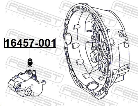 Febest Schlauch, Getriebeölkühler 16457-001 Für Mercedes