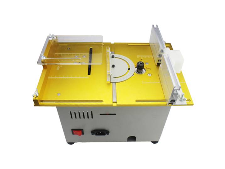 Mini scie de table multifonctionnelle 220V, bricolage, travail de calcul, diversifier, machine de découpe, 300W, mini précision, table de scie de bureau