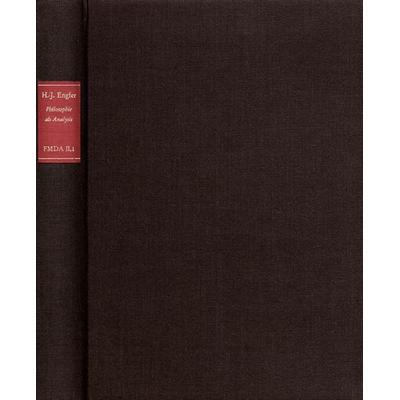 Forschungen und Materialien zur deutschen Aufklärung / Abteilung II: Monographien. Hans-Jürgen Engfer: Philosophie als Analysis, Gebundene Ausgabe von