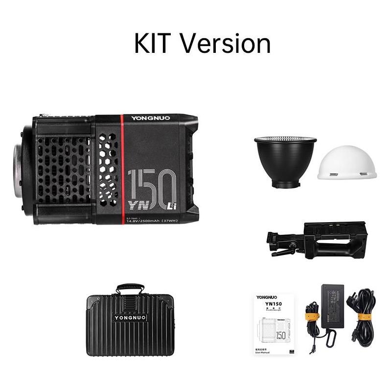 Yongnuo YN150Li KIT 3200K-5600K EU LED Video Light (Videoleuchte) (YN150Li KIT 3200K-5600K EU)