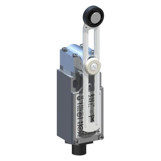 RS PRO Limit switch adj lever roller NO/NC M12 (M12) (1533970)