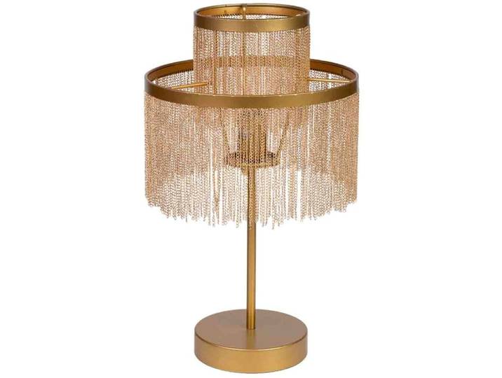 Lampe de table en métal 30x30x35/50h cm