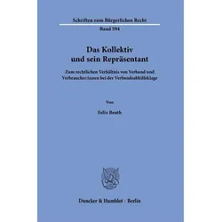 Das Kollektiv und sein Repräsentant, Fachbücher von Felix Beuth