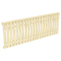 Skan Holz Brüstung Balkonschalung für Terrassenüberdachung 270 cm, naturbelassen
