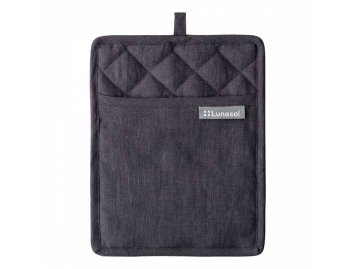 Sola Topflappen Gaya Ambiente anthrazit Leinen 19 x 24 cm - Topflappen