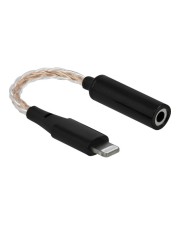 Delock Audio Adapter 8 Pin Lightning" Stecker zu 3.5 mm 4 Klinkenbuchse 10.5 Audio/Multimedia 0,11 m 8-polig (66317)