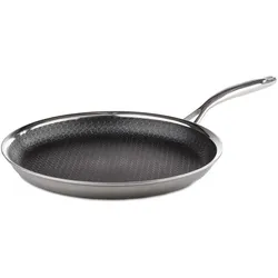 Henssler HSN Crepe-u.Omlet-Pfanne Ø26cm, Pfanne + Kochtopf, Silber