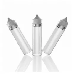 Unicorn Signature Flasche 60ml von Chubby Gorilla Transparent + Schwarze Kappe