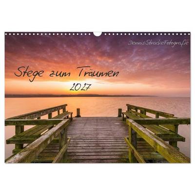 Stege zum Träumen (Wandkalender 2027 DIN A3 quer), CALVENDO Monatskalender