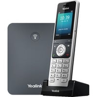 W76P, VoIP-Telefon schwarz/silber, Basisstation mit Mobilteil