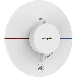 Hansgrohe ShowerSelect Comfort S Thermostat Unterputz, 1 Verbraucher + zusätzlicher Abgang, Mattweiß