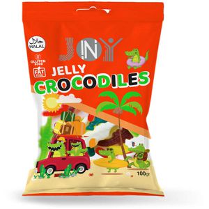In-Joy Fruchtgummis Jelly Crocodiles, 100 g