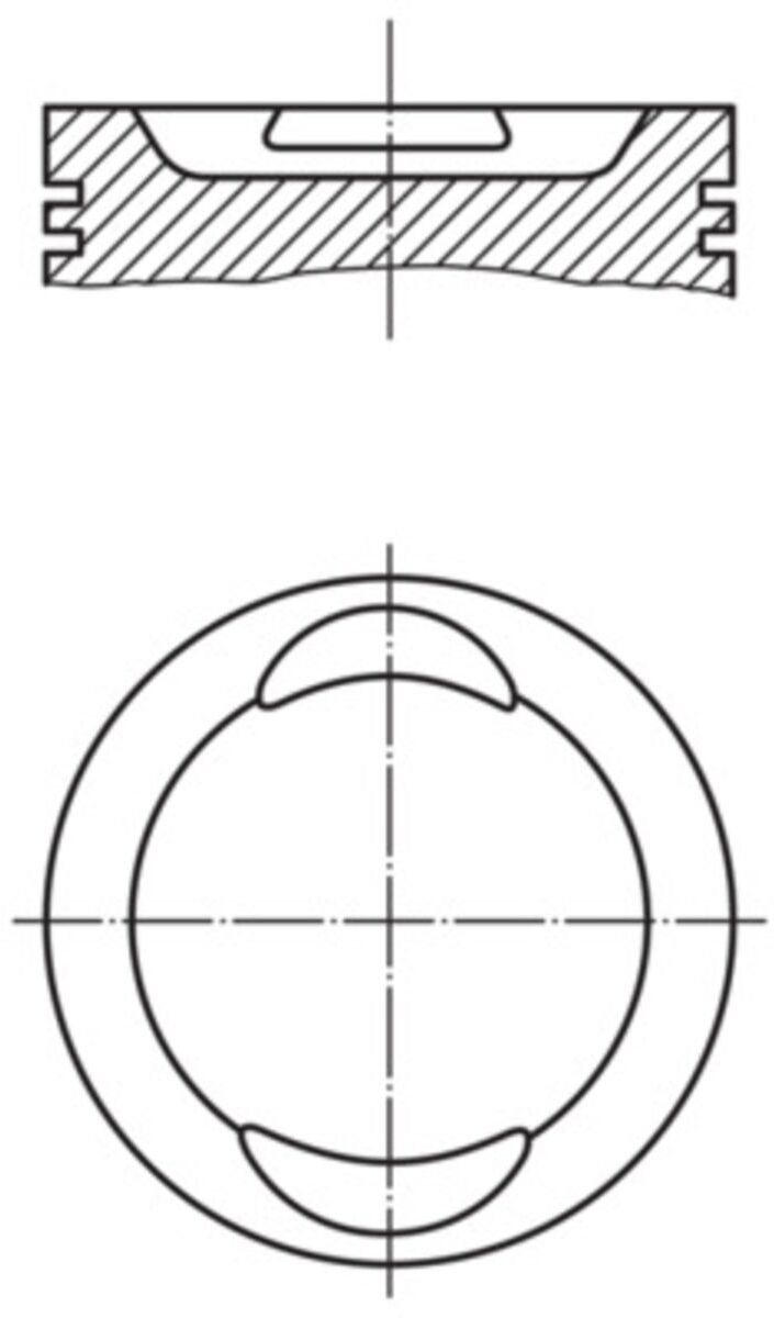 Kolben MAHLE 009 41 00